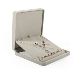 Suede Jewelry Box (Grey)