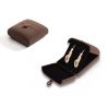 Large Size 1 Layer Suede Jewelry Box (Brown)