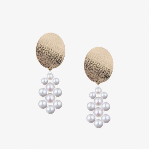 Vintage Pearl Drop Earrings (Large Size)
