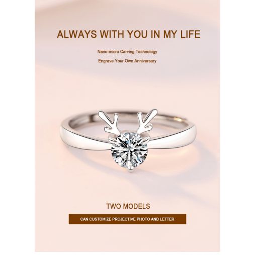 ALWAYS WITH YOU LITTLE DEER RING