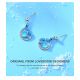 MERMAID AND SEA EARRING