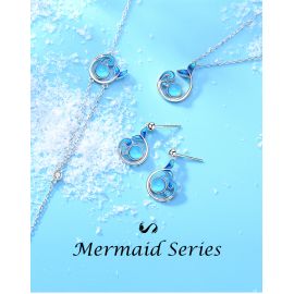 MERMAID AND SEA NECKLACE