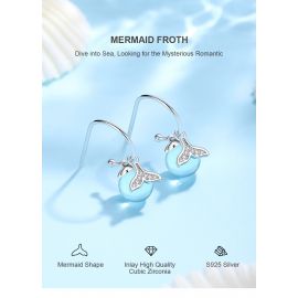 MERMAID FROTH EARRING